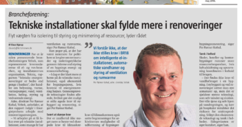 Ny renoveringsstrategi – VELTEK er klar til dialog med myndighederne